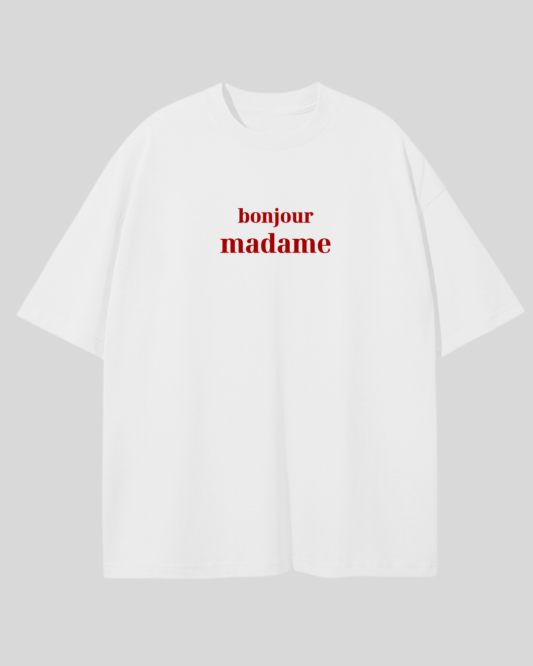 Футболка оверсайз bonjour madame