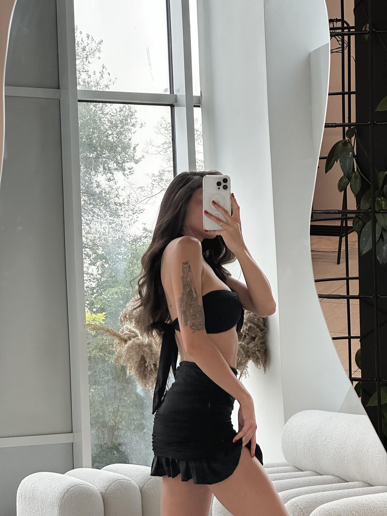 Юбка від купальника лише  Siren чорний