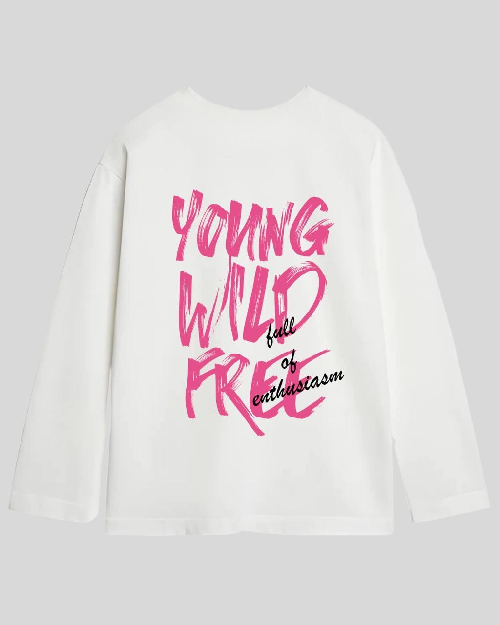 Лонг оверсайз білий young