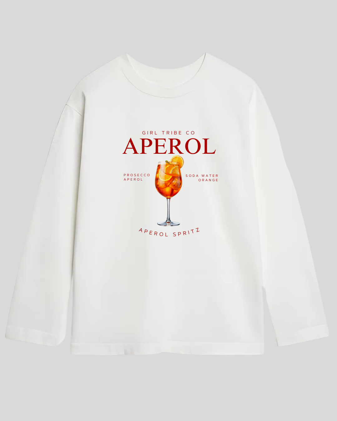Лонг оверсайз біла aperol