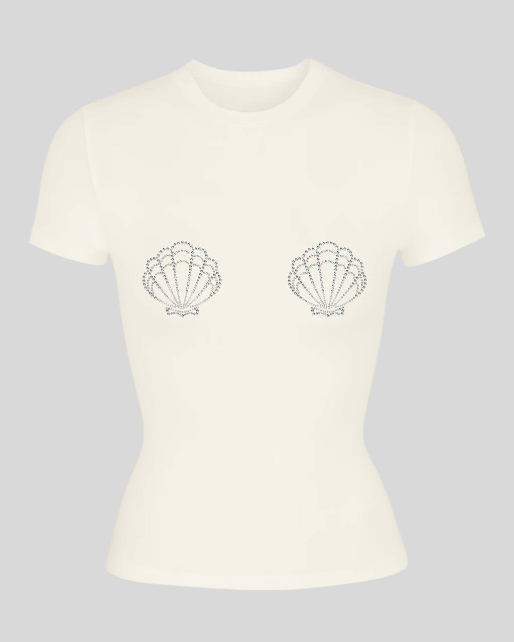 Футболка Skims з мушлями