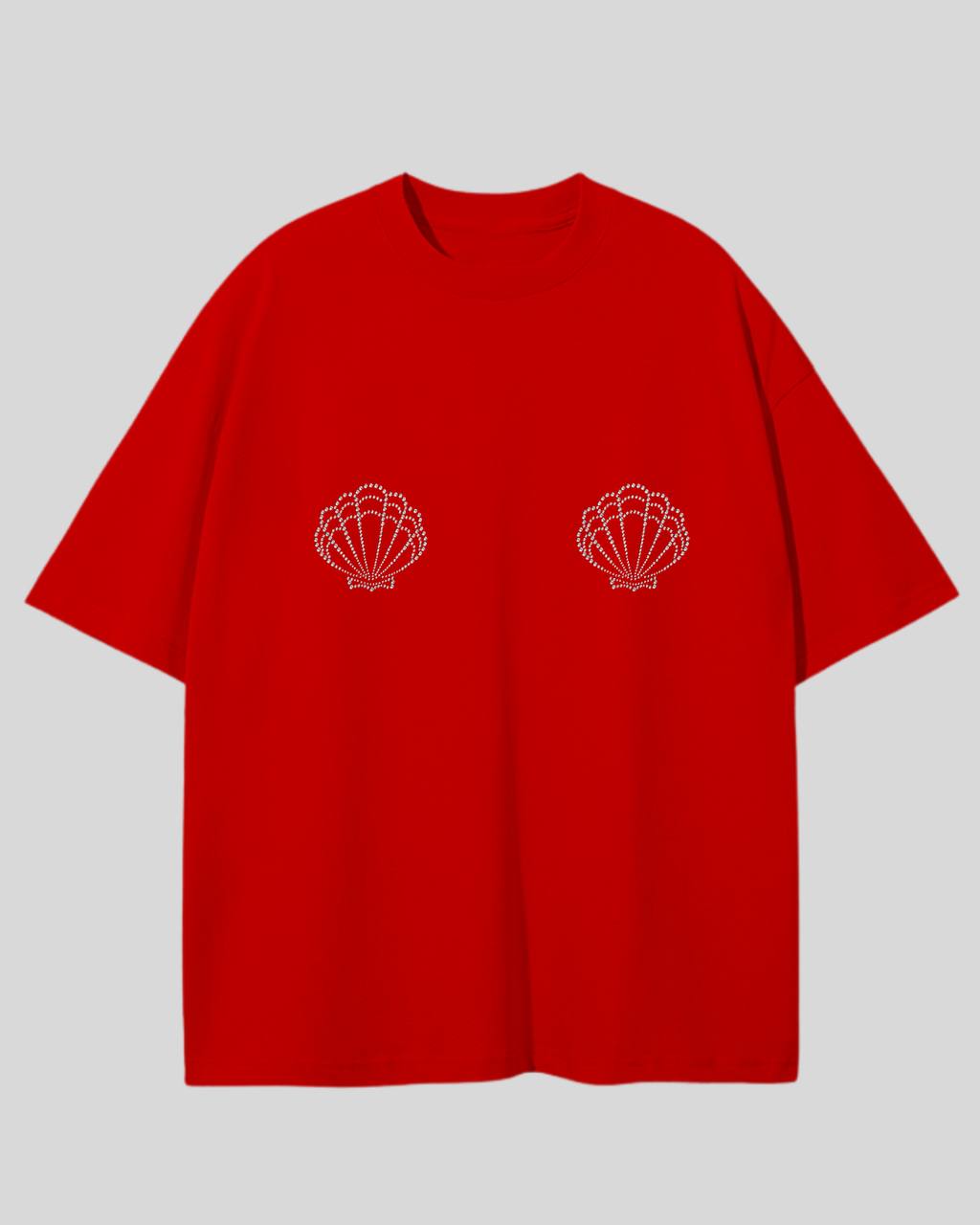 Футболка оверсайз мушлі