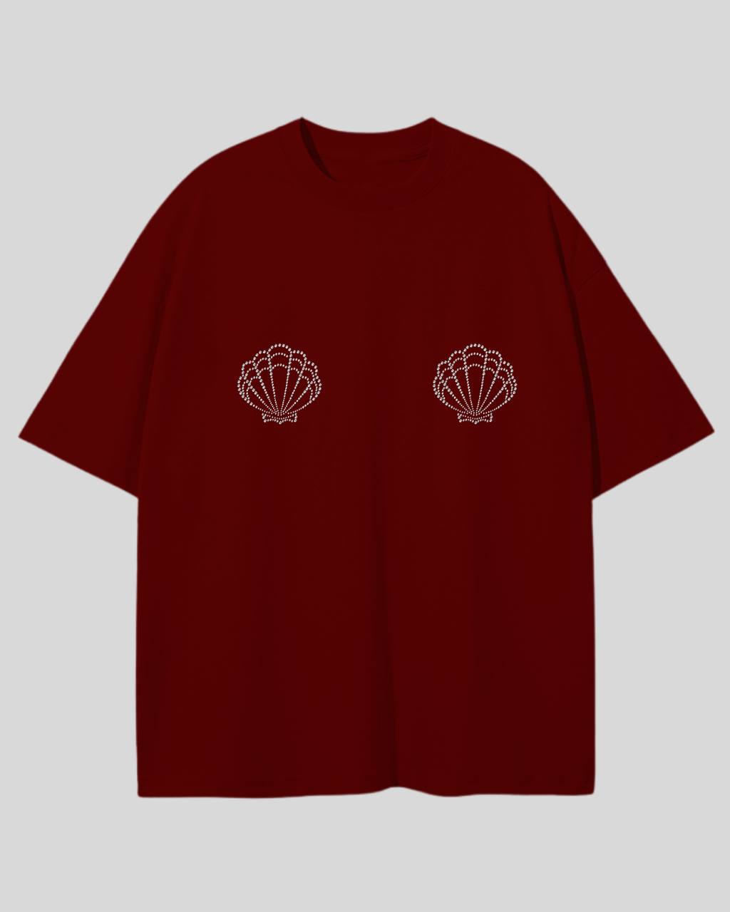 Футболка оверсайз мушлі