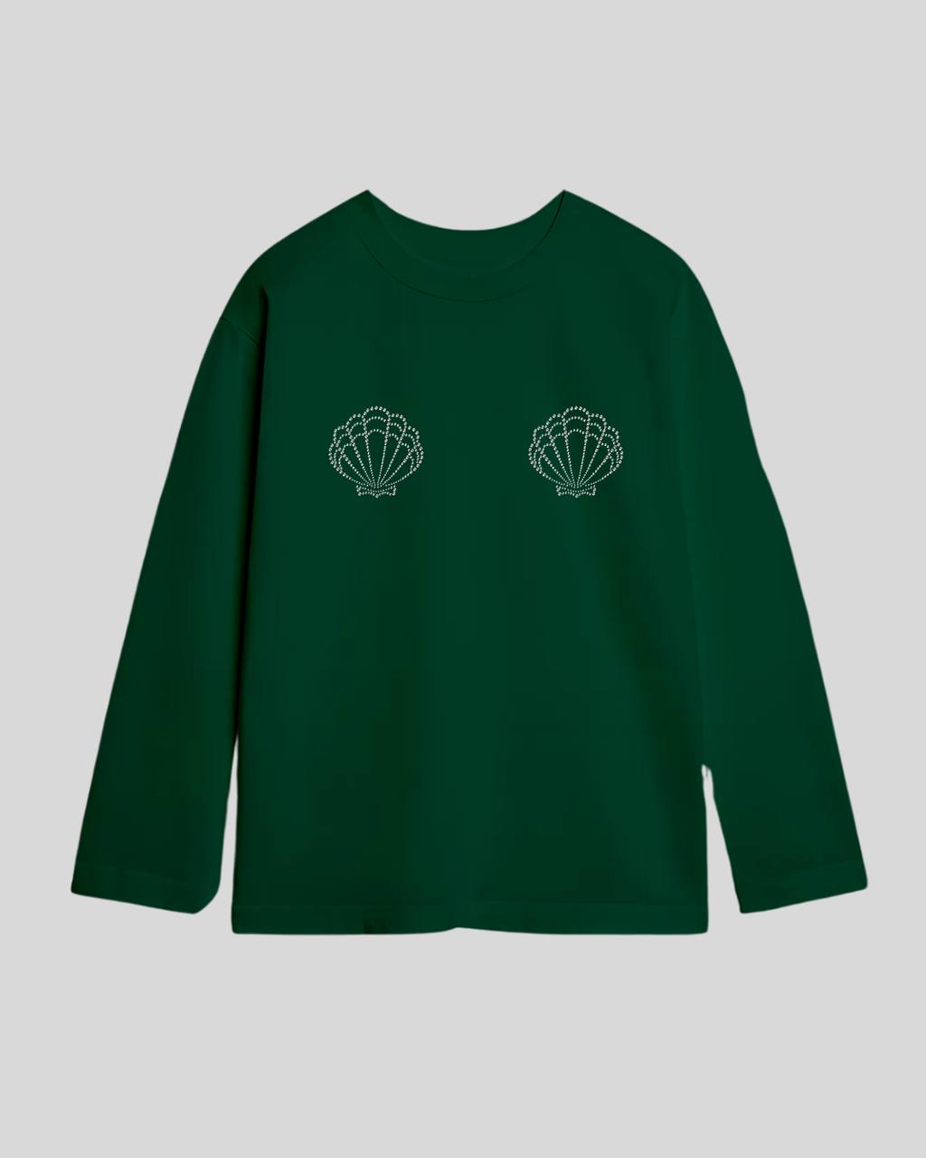 Лонгслів оверсайз мушля