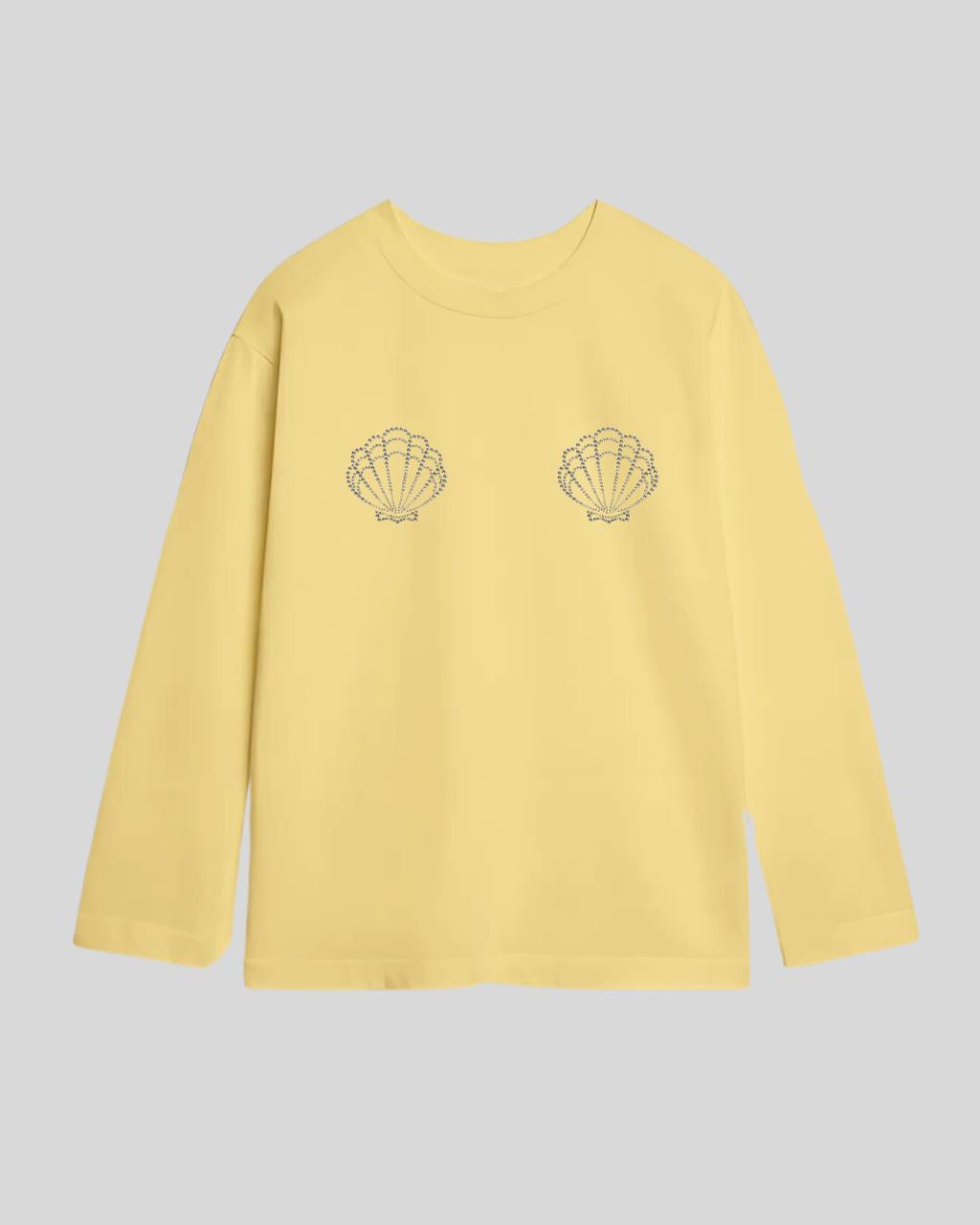 Лонгслів оверсайз мушля