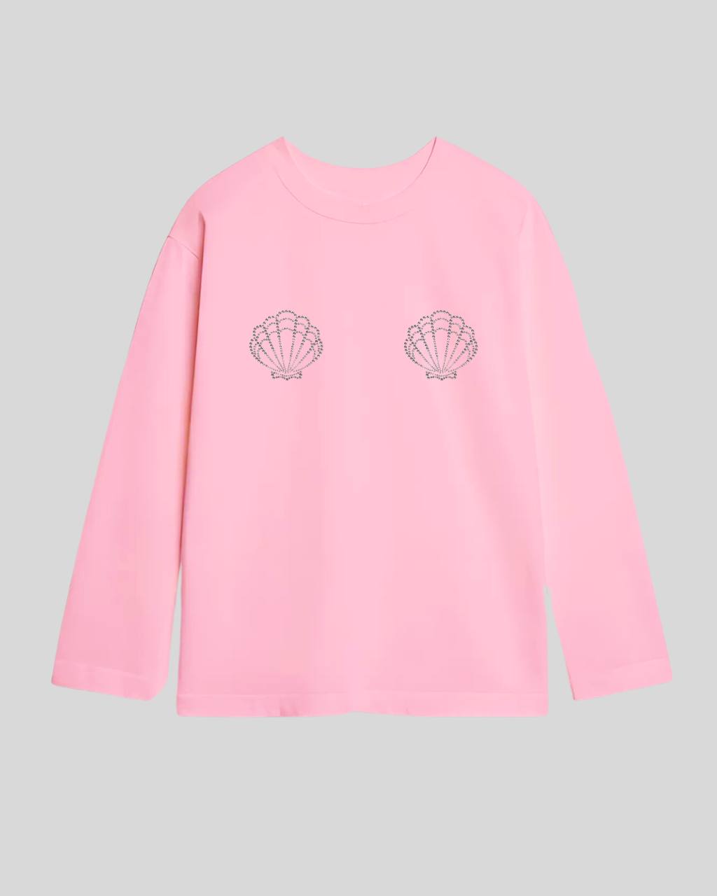 Лонгслів оверсайз мушля