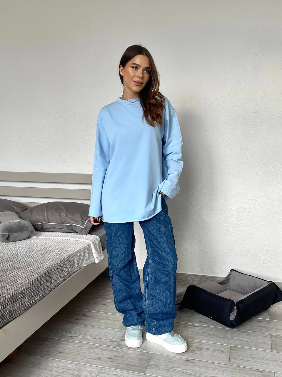Лонгслів оверсайз базовий