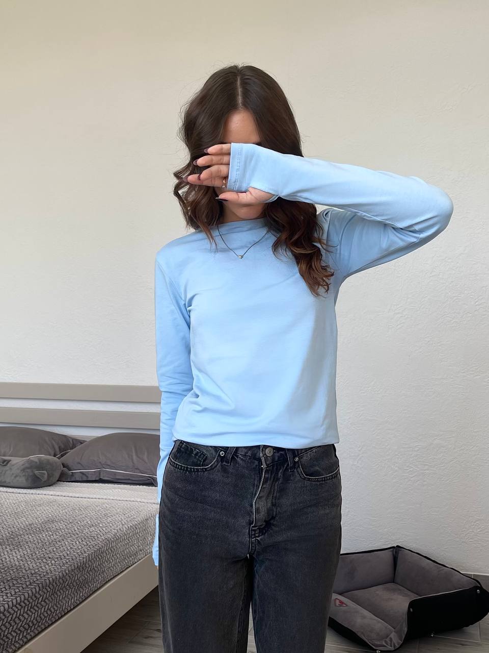 Лонгслів приталений