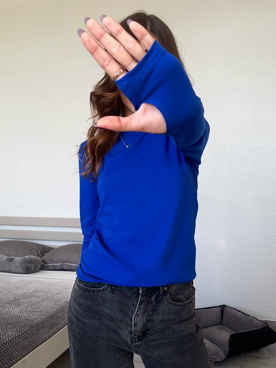 Лонгслів приталений