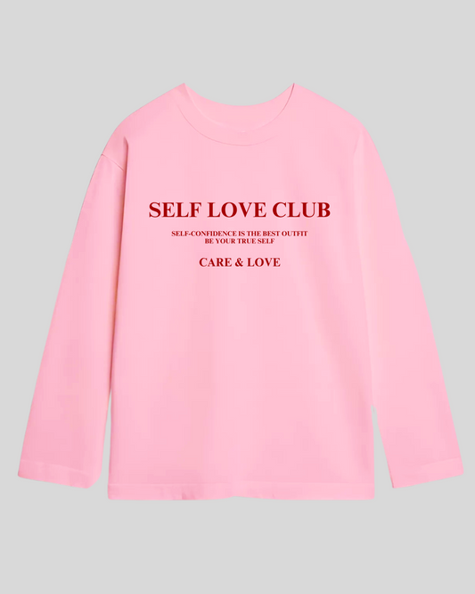 Лонг оверсайз Self love