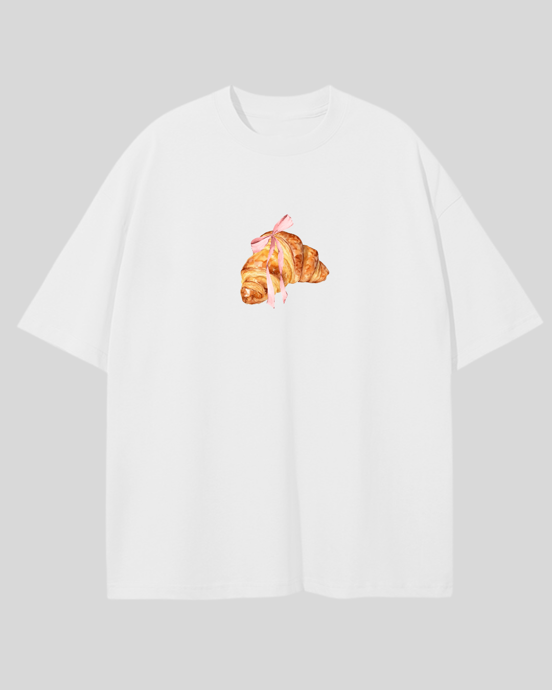 Футболка оверсайз круасан