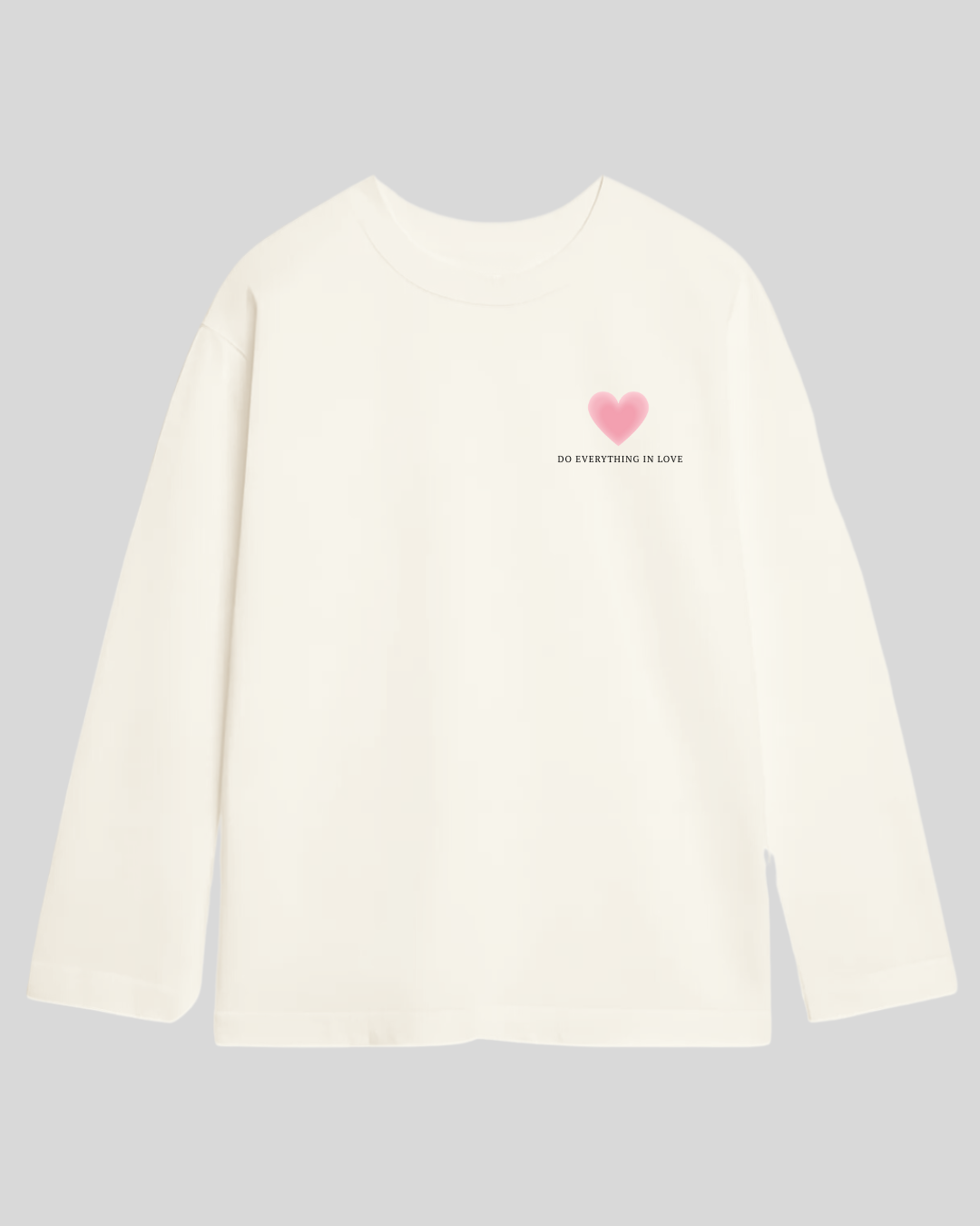 Лонг оверсайз шампань do everything in love