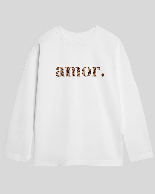 Лонг оверсайз білий amor лео