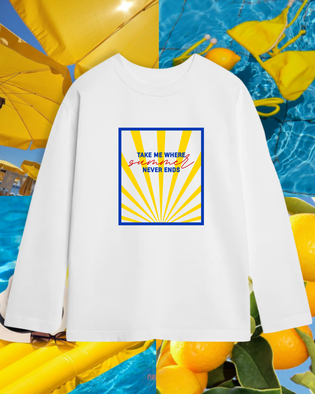 Лонг оверсайз білий take me 