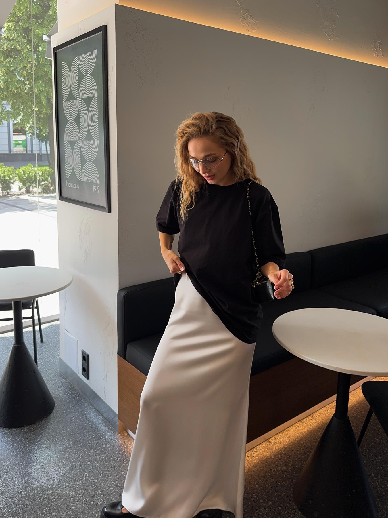 Юбка максі приталена 