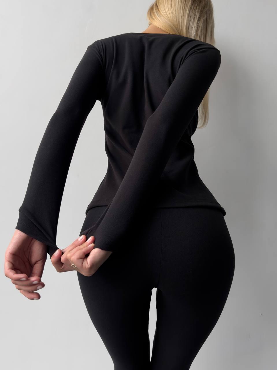 TC1 Чорний термокофта звичайна