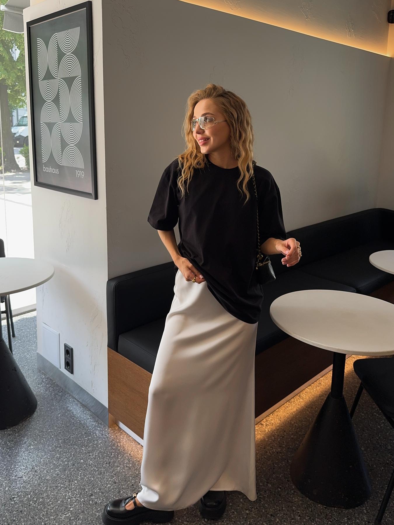 Юбка максі приталена 