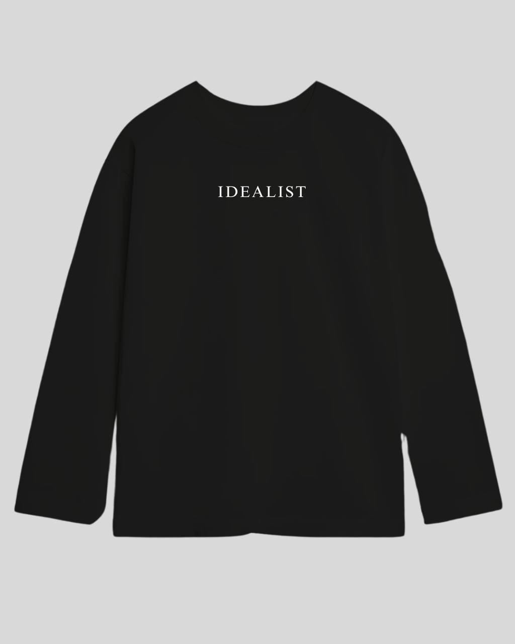 Лонг оверсайз чорний idealist