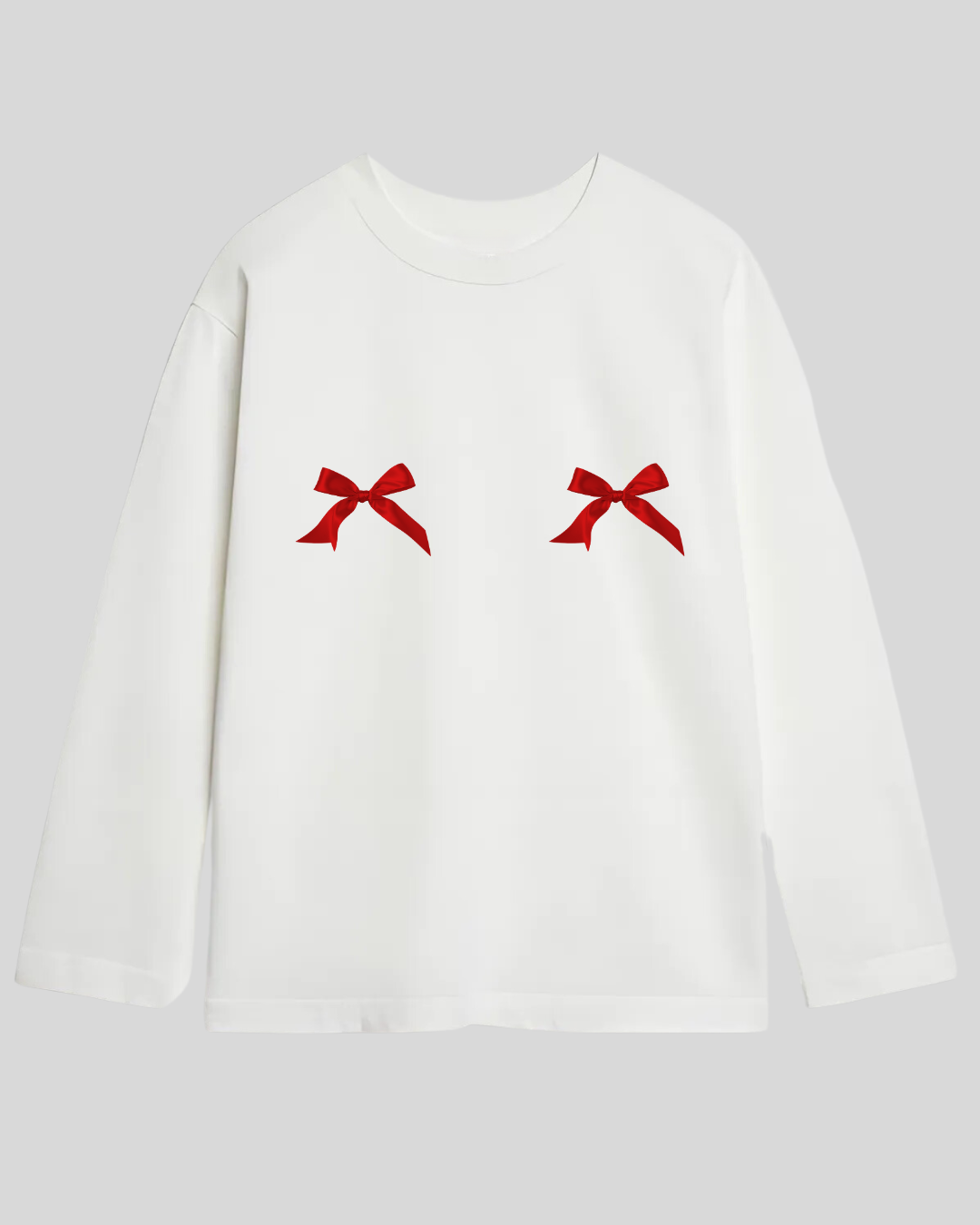 Лонг оверсайз бантики