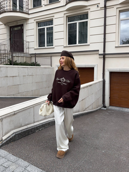 Світшот з вишивкою