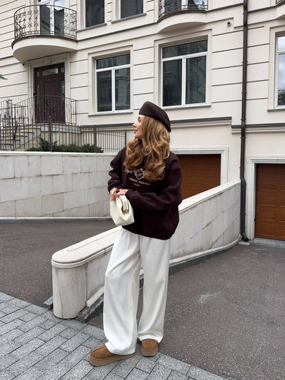 Світшот з вишивкою