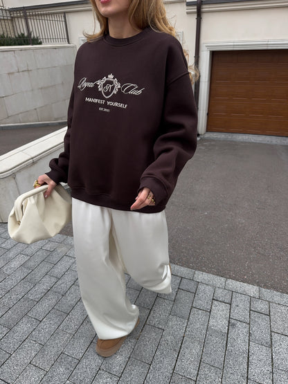 Світшот з вишивкою