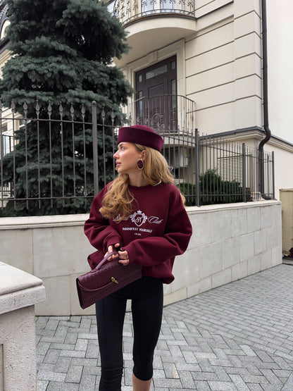 Світшот з вишивкою