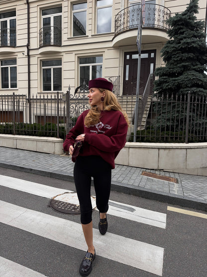 Світшот з вишивкою