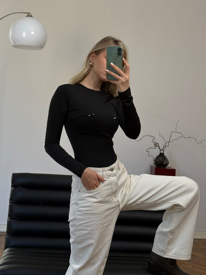 Боді з акцентним пірсингом