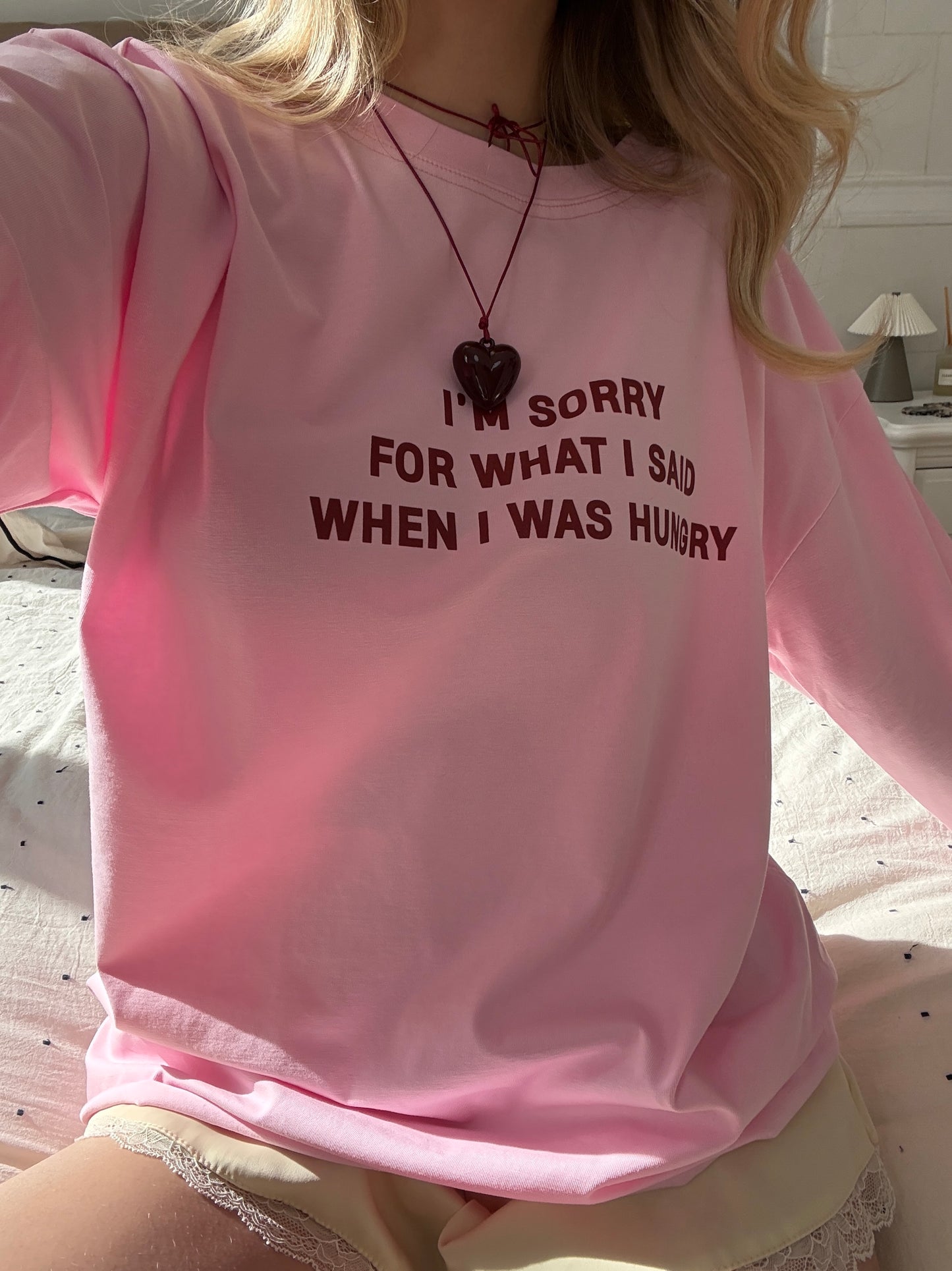 Лонгслів оверсайз  "I am sorry"