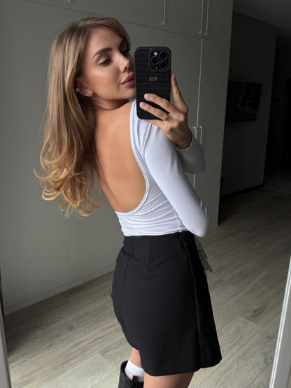 Боді з відкритою спинкою