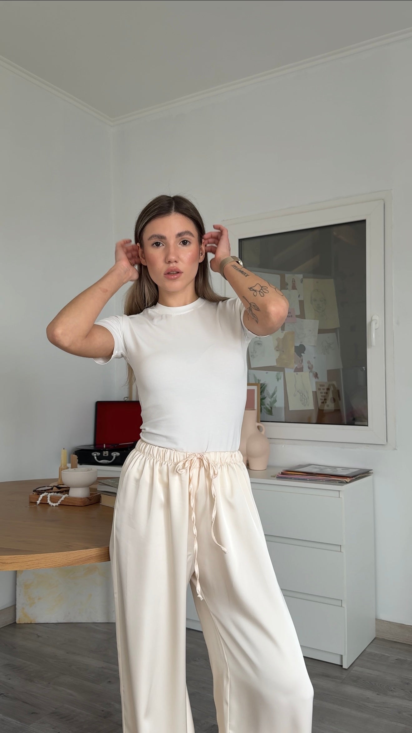 Штани  з сатину