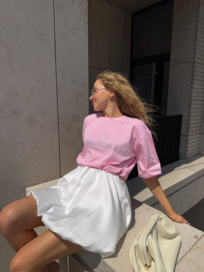 Футболка з стразами "I`m bulochka"