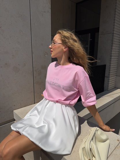 Футболка з стразами "I`m bulochka"