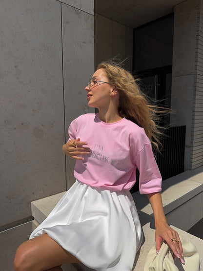 Футболка з стразами "I`m bulochka"