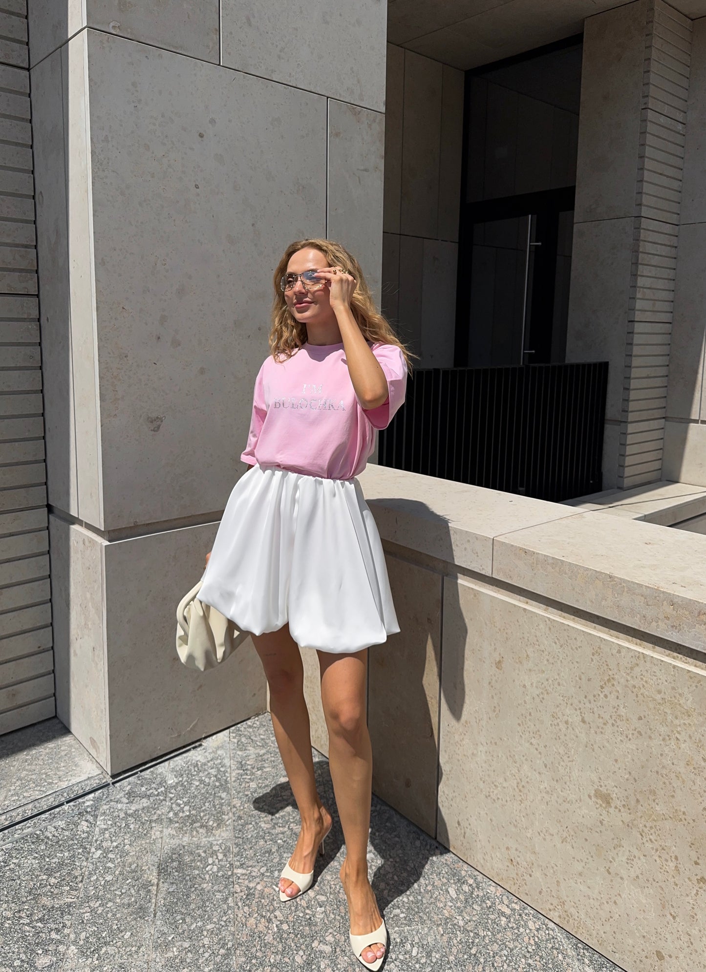 Футболка з стразами "I`m bulochka"