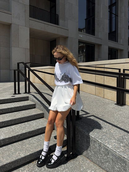 Спідниця балон міні