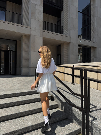 Спідниця балон міні