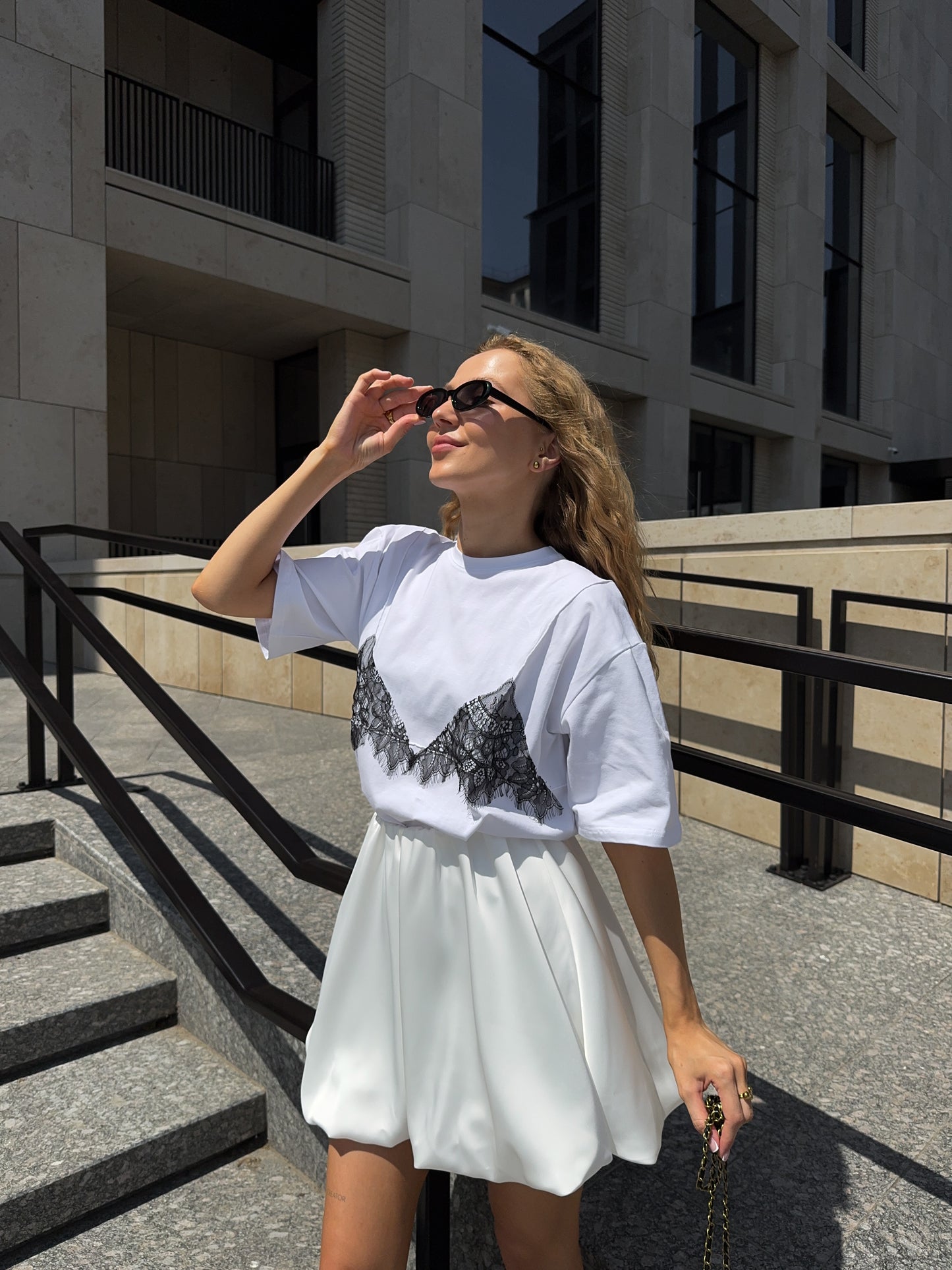 Спідниця балон міні