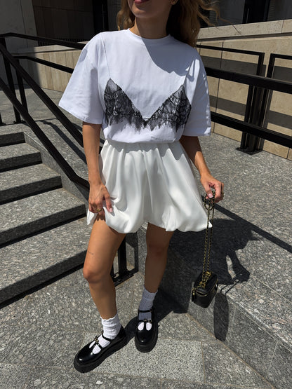 Спідниця балон міні