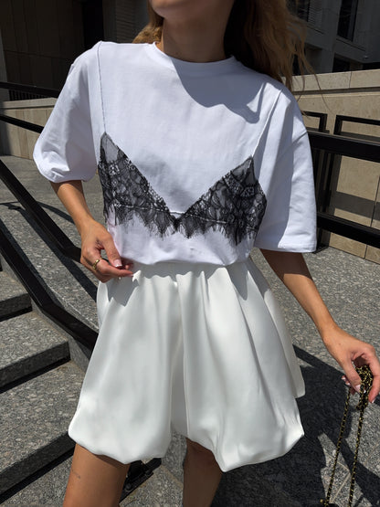 Спідниця балон міні