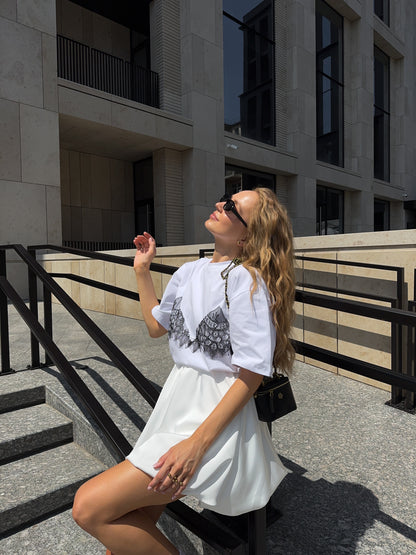 Спідниця балон міні