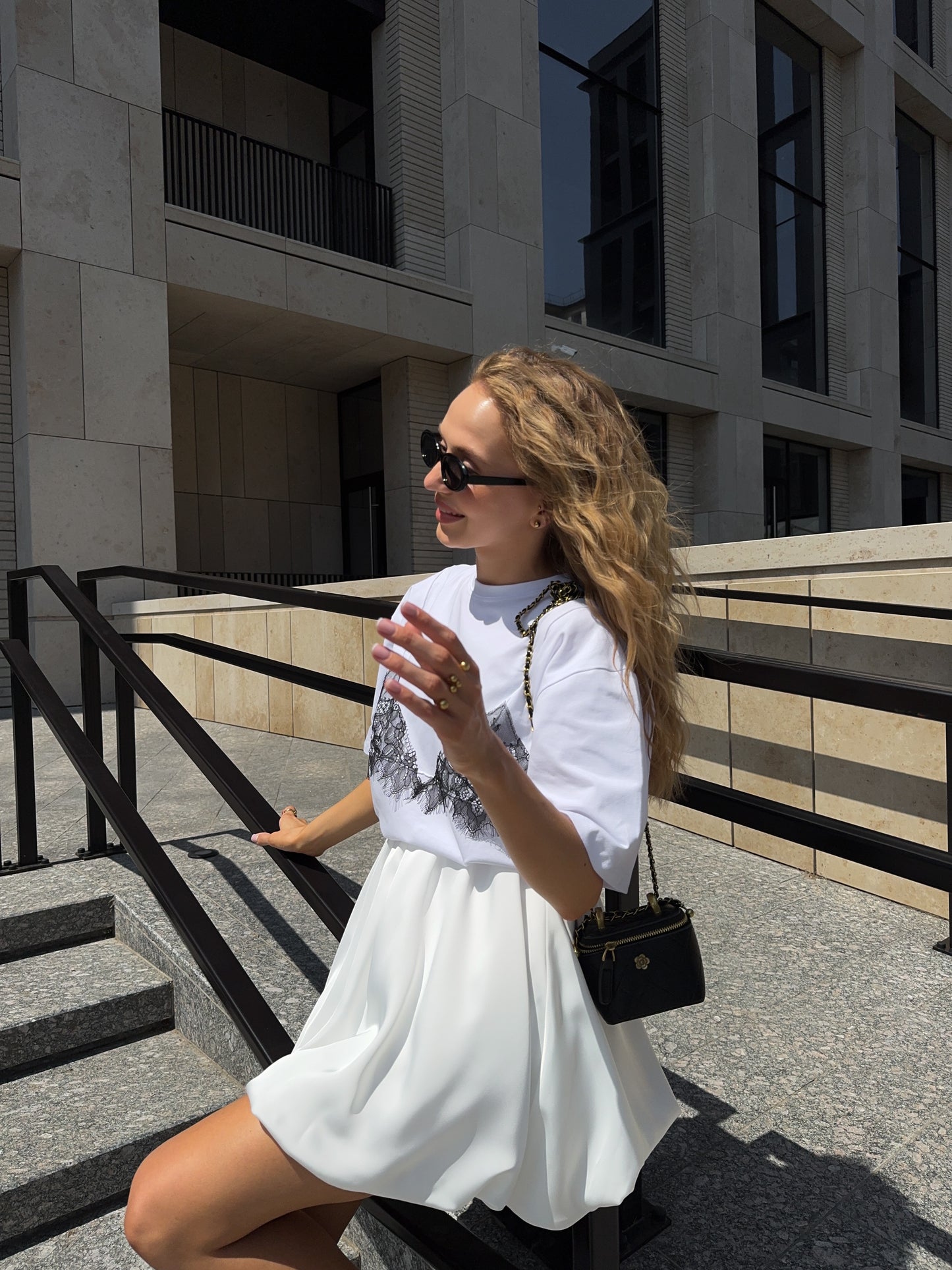 Спідниця балон міні