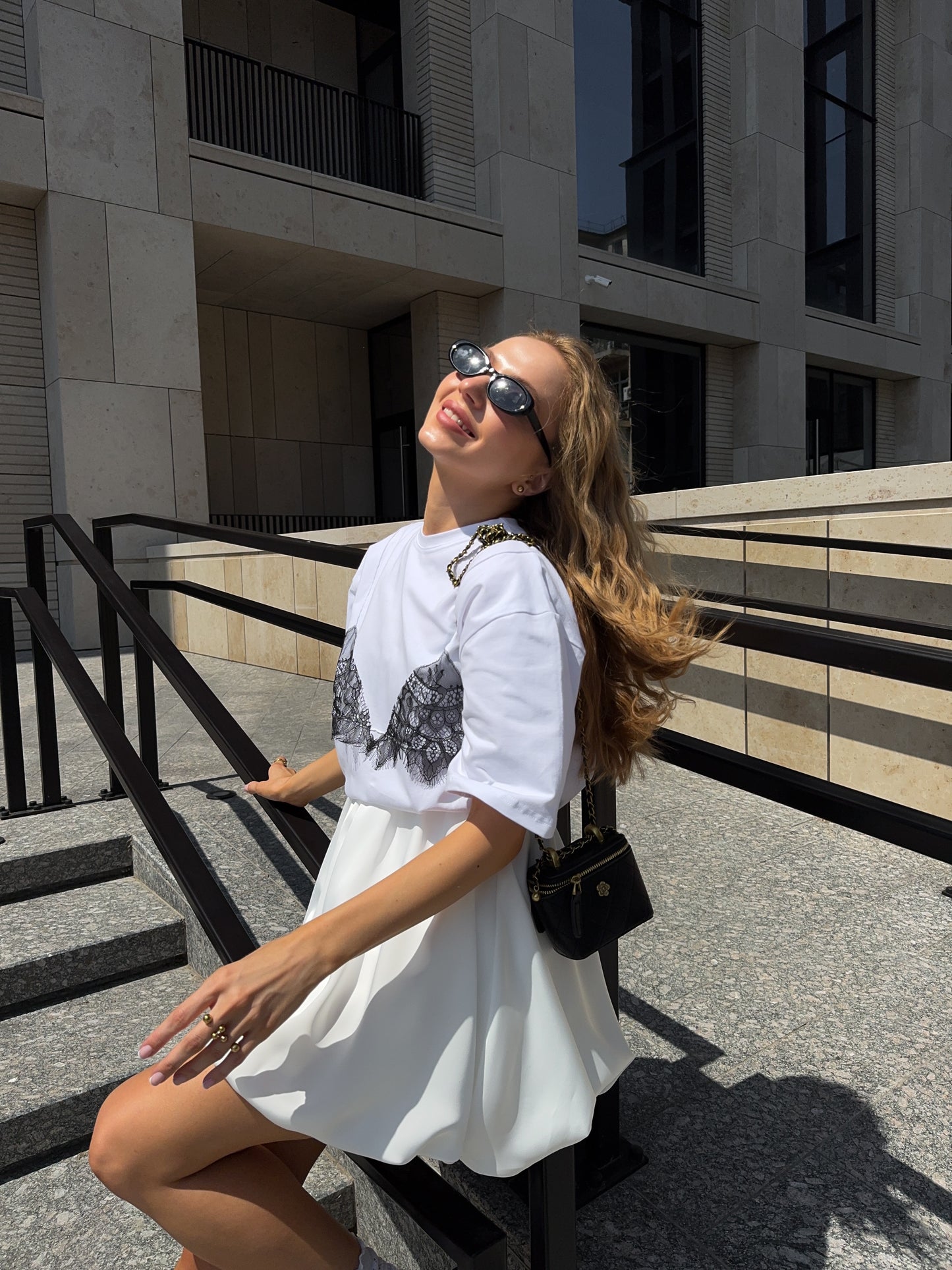 Спідниця балон міні