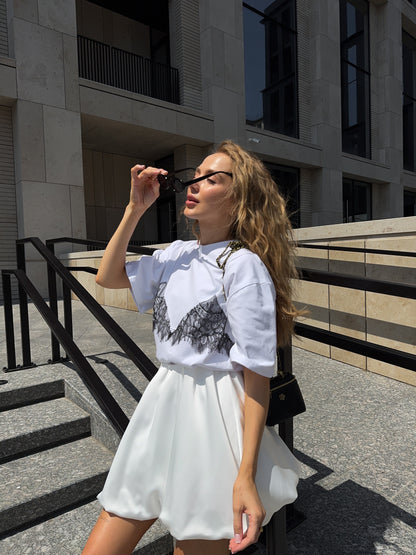 Спідниця балон міні