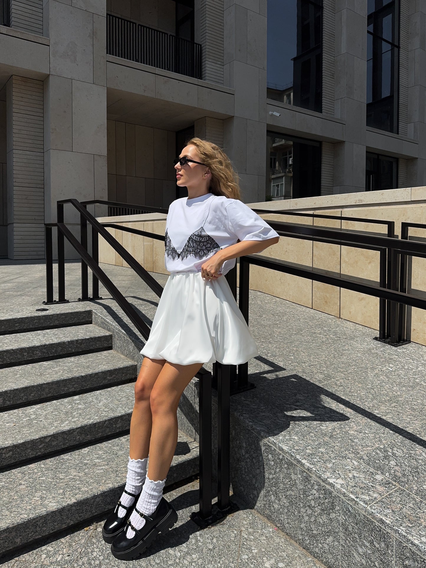 Спідниця балон міні