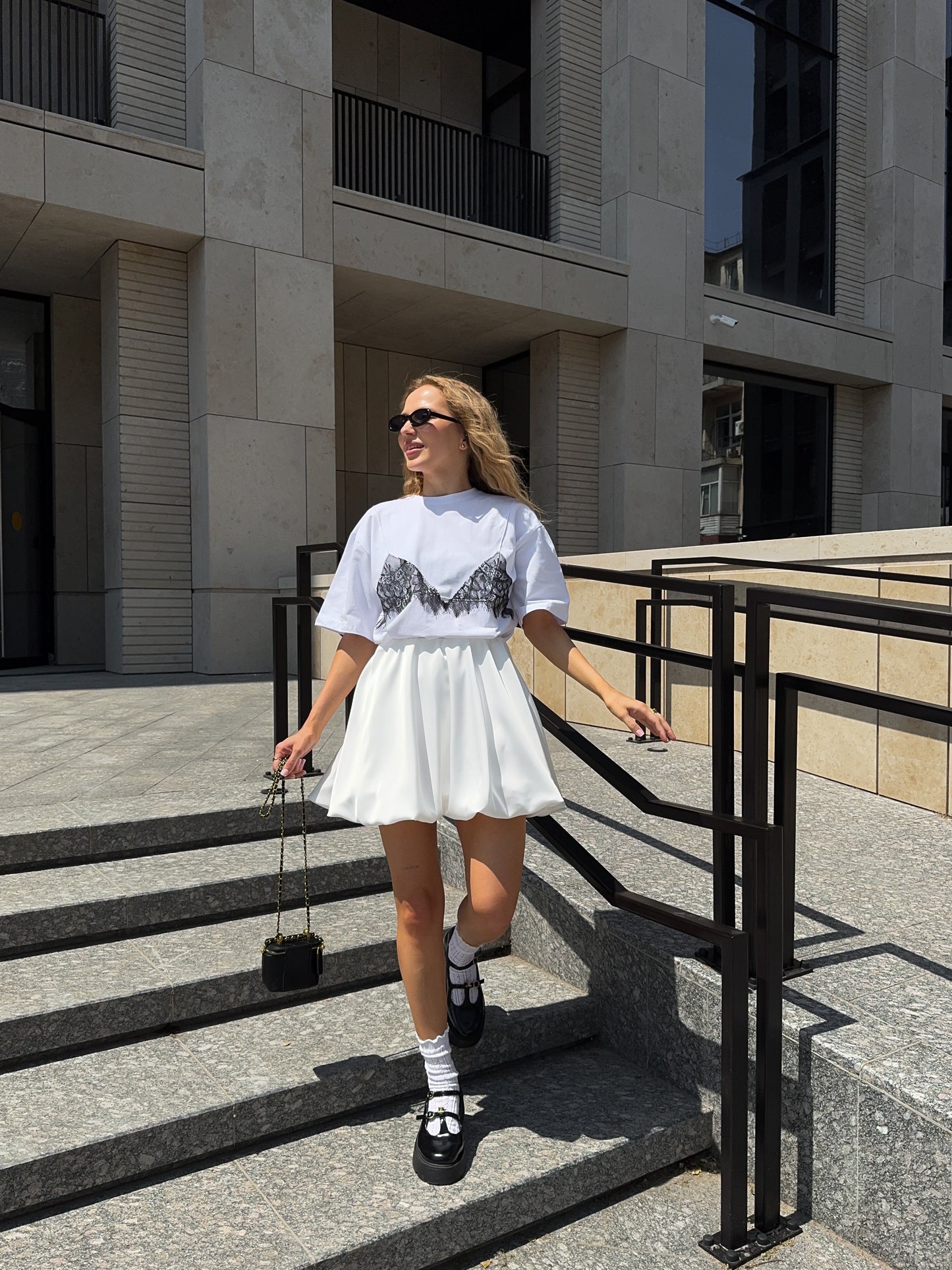 Спідниця балон міні