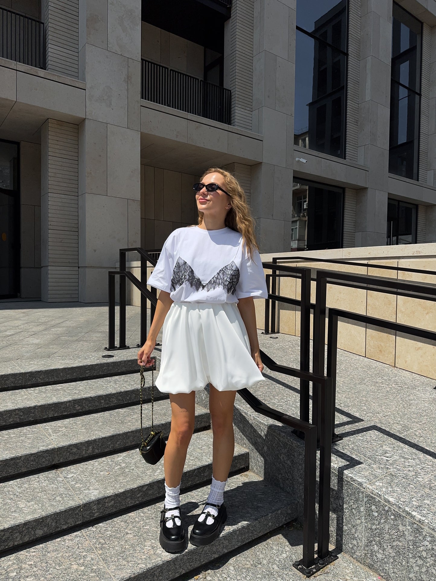 Спідниця балон міні