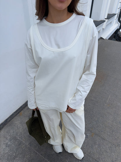 Лонгслів + майка oversize