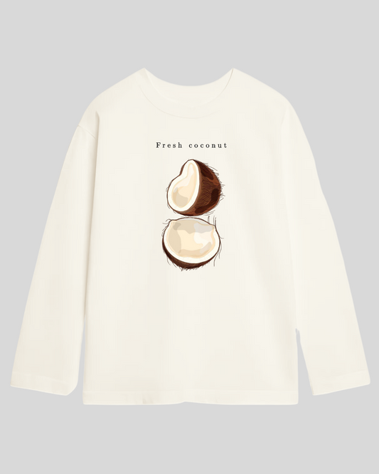 Лонгслів оверсайз "Fresh Coconut"